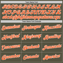 Load image into Gallery viewer, Custom Olive Orange-White Performance Salute To Service T-Shirt