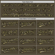 Load image into Gallery viewer, Custom Olive Camo-Black Authentic Salute To Service Baseball Jersey