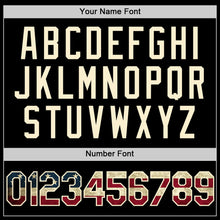 Load image into Gallery viewer, Custom Olive Vintage USA Flag Cream-Red Authentic Throwback Salute To Service Baseball Jersey