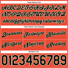 Load image into Gallery viewer, Custom Orange Black Pinstripe Black-Old Gold Authentic Basketball Shorts