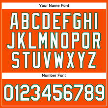 Load image into Gallery viewer, Custom Orange White-Kelly Green Authentic Sleeveless Baseball Jersey