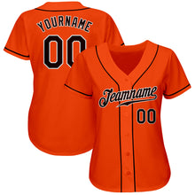 Load image into Gallery viewer, Custom Orange Brown-White Authentic Baseball Jersey