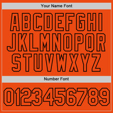 Load image into Gallery viewer, Custom Orange Orange-Black Performance T-Shirt
