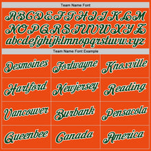 Load image into Gallery viewer, Custom Orange Green-White Performance T-Shirt