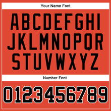 Load image into Gallery viewer, Custom Orange Black Pinstripe Black-White Authentic Basketball Jersey