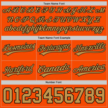 Load image into Gallery viewer, Custom Orange Old Gold-Black Authentic Throwback Basketball Shorts