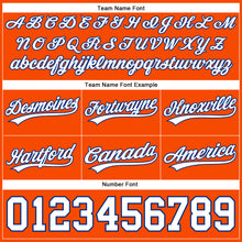 Load image into Gallery viewer, Custom Orange White-Royal Authentic Basketball Shorts