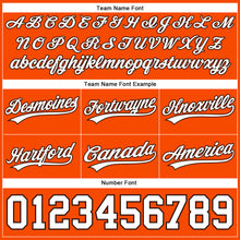 Load image into Gallery viewer, Custom Orange White-Brown Authentic Basketball Shorts