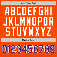 Load image into Gallery viewer, Custom Orange Purple-White Authentic Throwback Basketball Jersey