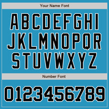 Load image into Gallery viewer, Custom Panther Blue Black-White Authentic Baseball Jersey