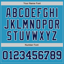 Load image into Gallery viewer, Custom Panther Blue Navy-White Authentic Baseball Jersey