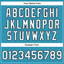 Load image into Gallery viewer, Custom Panther Blue White-Black Authentic Baseball Jersey