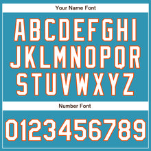 Load image into Gallery viewer, Custom Panther Blue White-Orange Authentic Baseball Jersey