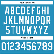 Load image into Gallery viewer, Custom Panther Blue White Performance T-Shirt