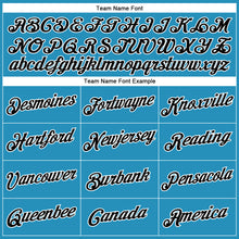 Load image into Gallery viewer, Custom Panther Blue Black-White Performance T-Shirt