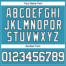 Load image into Gallery viewer, Custom Panther Blue White-Black Authentic Baseball Jersey