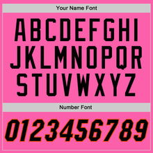 Load image into Gallery viewer, Custom Pink Black-Orange Authentic Baseball Jersey