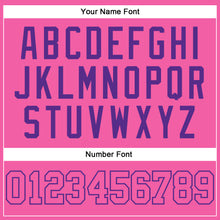 Load image into Gallery viewer, Custom Pink Pink-Purple Authentic Baseball Jersey