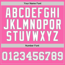 Load image into Gallery viewer, Custom Pink White-Gray Authentic Throwback Basketball Jersey