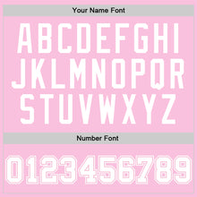 Load image into Gallery viewer, Custom Light Pink White Authentic Throwback Basketball Jersey