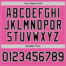 Load image into Gallery viewer, Custom Pink Black-White Performance T-Shirt