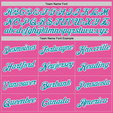 Load image into Gallery viewer, Custom Pink Teal-White Performance T-Shirt