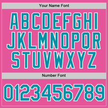 Load image into Gallery viewer, Custom Pink Teal-White Performance T-Shirt