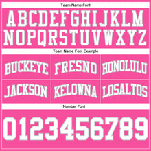 Load image into Gallery viewer, Custom Pink White-Gray Authentic Throwback Basketball Shorts