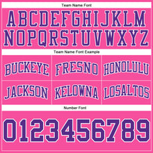 Load image into Gallery viewer, Custom Pink Purple-White Authentic Throwback Basketball Shorts