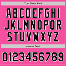 Load image into Gallery viewer, Custom Pink Black-White Authentic Baseball Jersey