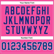 Load image into Gallery viewer, Custom Pink White Pinstripe Royal-White Authentic Basketball Jersey