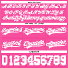 Load image into Gallery viewer, Custom Pink White Authentic Throwback Basketball Shorts