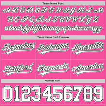 Load image into Gallery viewer, Custom Pink White-Black Authentic Basketball Shorts