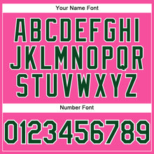 Load image into Gallery viewer, Custom Pink Green-White Performance T-Shirt