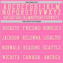 Load image into Gallery viewer, Custom Pink Vintage USA Flag-City Cream Mesh Authentic Football Jersey