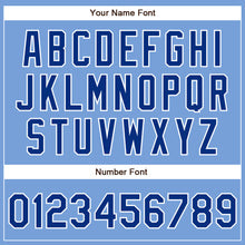 Load image into Gallery viewer, Custom Powder Blue Royal-White Authentic Baseball Jersey