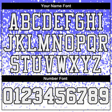 Load image into Gallery viewer, Custom Purple White-Black Round Neck Sublimation Basketball Suit Jersey