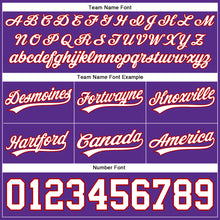 Load image into Gallery viewer, Custom Purple White-Red Authentic Basketball Shorts