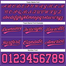 Load image into Gallery viewer, Custom Purple Pink-Black Authentic Basketball Shorts