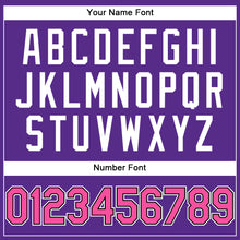 Load image into Gallery viewer, Custom Purple Pink-Black Performance T-Shirt