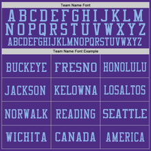 Load image into Gallery viewer, Custom Purple Pink-Light Blue Mesh Authentic Football Jersey