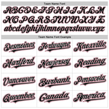 Load image into Gallery viewer, Custom White Black-Crimson Authentic Raglan Sleeves Baseball Jersey