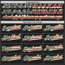 Load image into Gallery viewer, Custom Black Vintage USA Flag Olive-Cream Authentic Raglan Sleeves Baseball Jersey