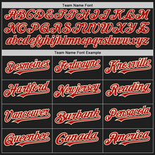 Load image into Gallery viewer, Custom Black Red-Cream Authentic Raglan Sleeves Baseball Jersey