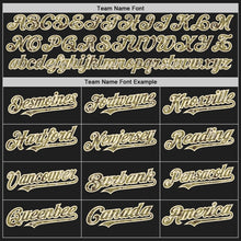 Load image into Gallery viewer, Custom Black Camo-Cream Authentic Raglan Sleeves Baseball Jersey