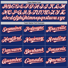 Load image into Gallery viewer, Custom Royal White-Red Authentic Raglan Sleeves Baseball Jersey