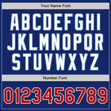 Load image into Gallery viewer, Custom Royal Red-Light Blue Authentic Raglan Sleeves Baseball Jersey