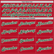 Load image into Gallery viewer, Custom Red Green-White Performance T-Shirt