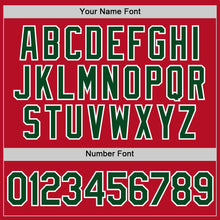 Load image into Gallery viewer, Custom Red Green-White Performance T-Shirt