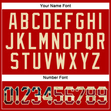 Load image into Gallery viewer, Custom Red Vintage USA Flag-City Cream Performance T-Shirt